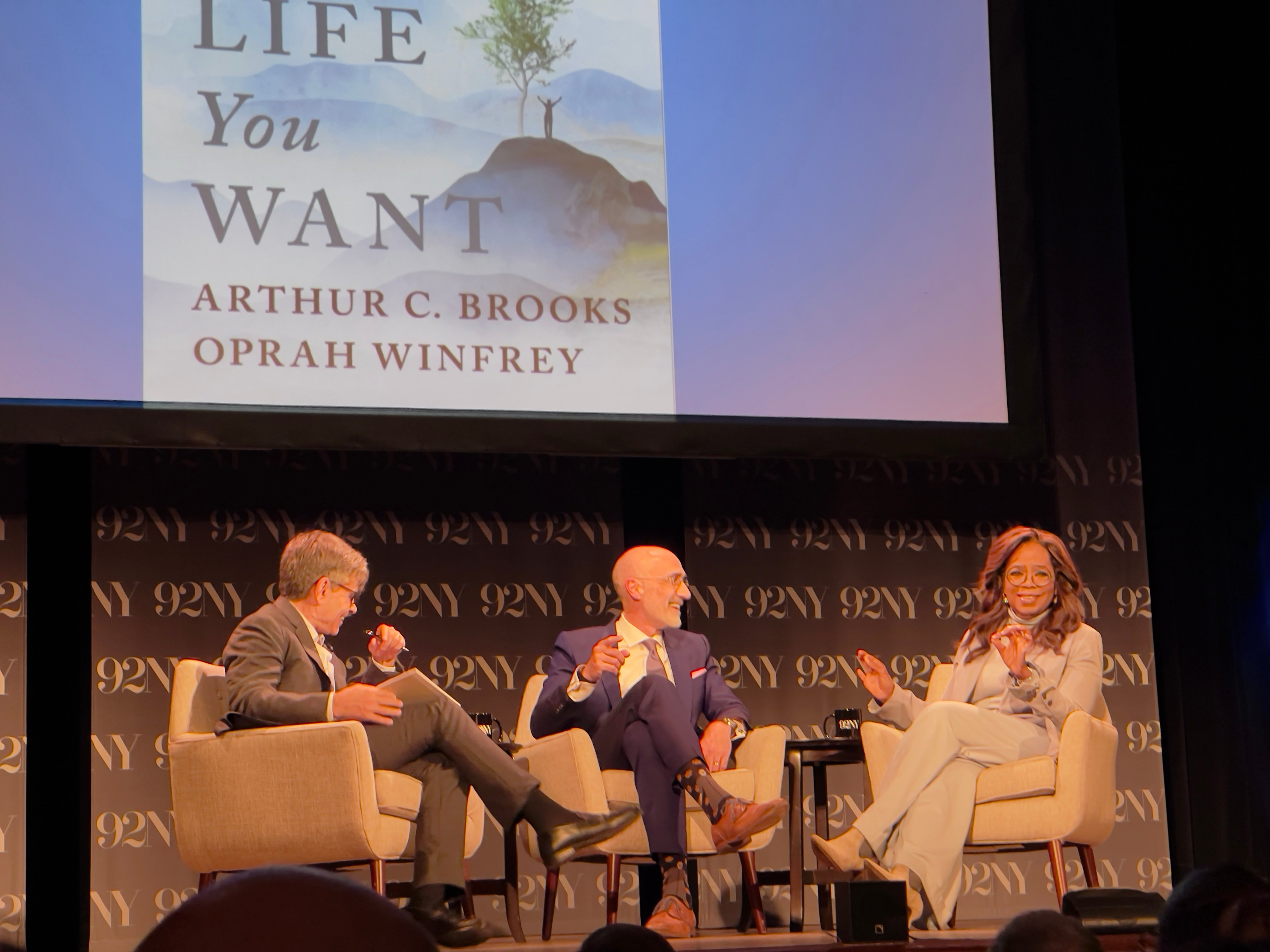 92nd St. NY - Oprah, Arthur and George Stephanopolous