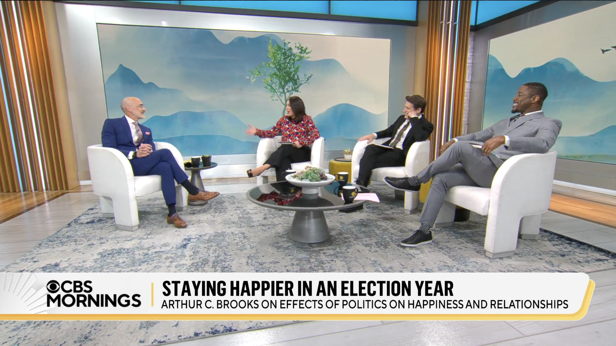 CBS Mornings: Staying Happier in an Election Year